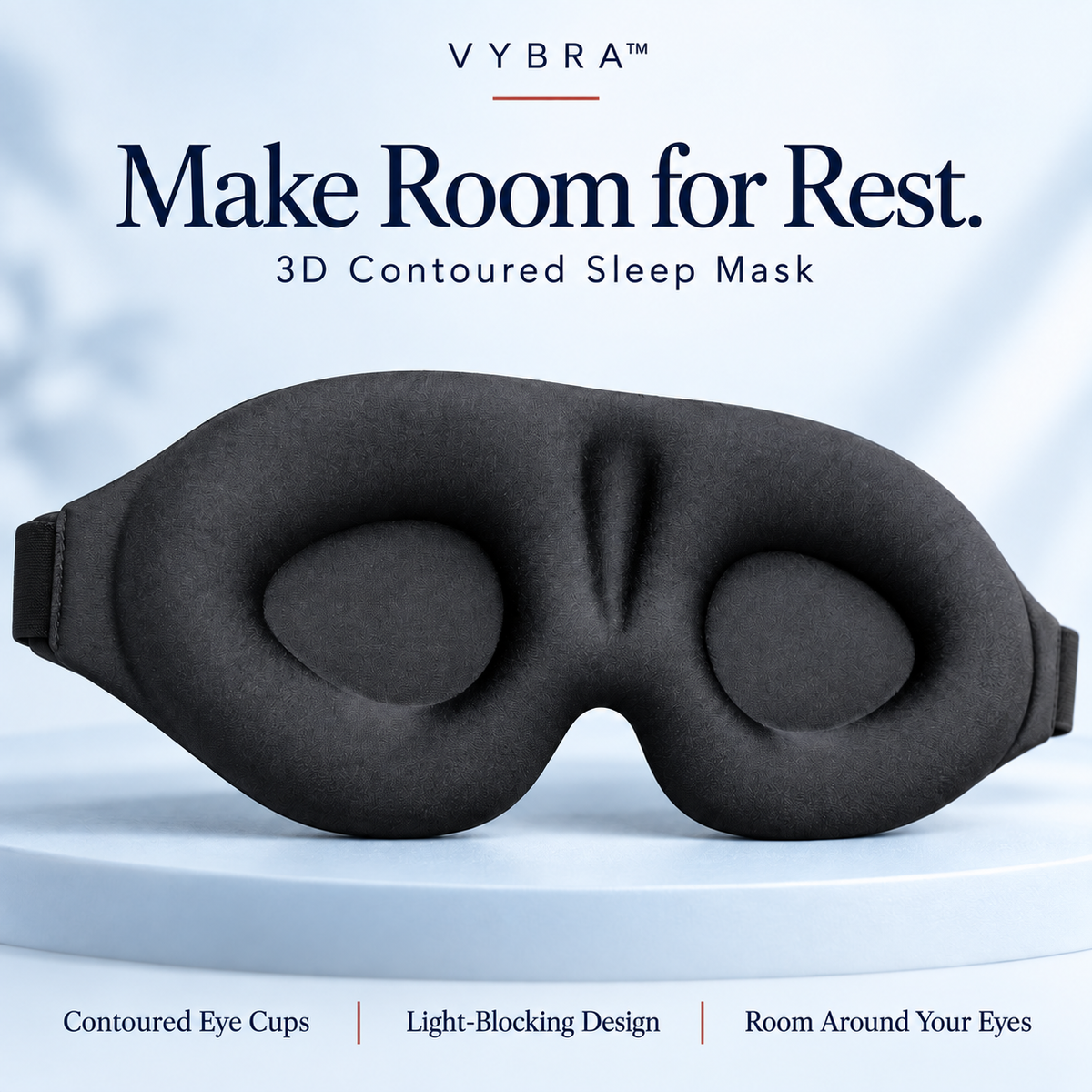 VYBRA™  3D Eye Mask for Sleeping