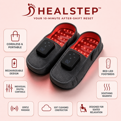 HealStep™ Red Light Therapy Slippers
