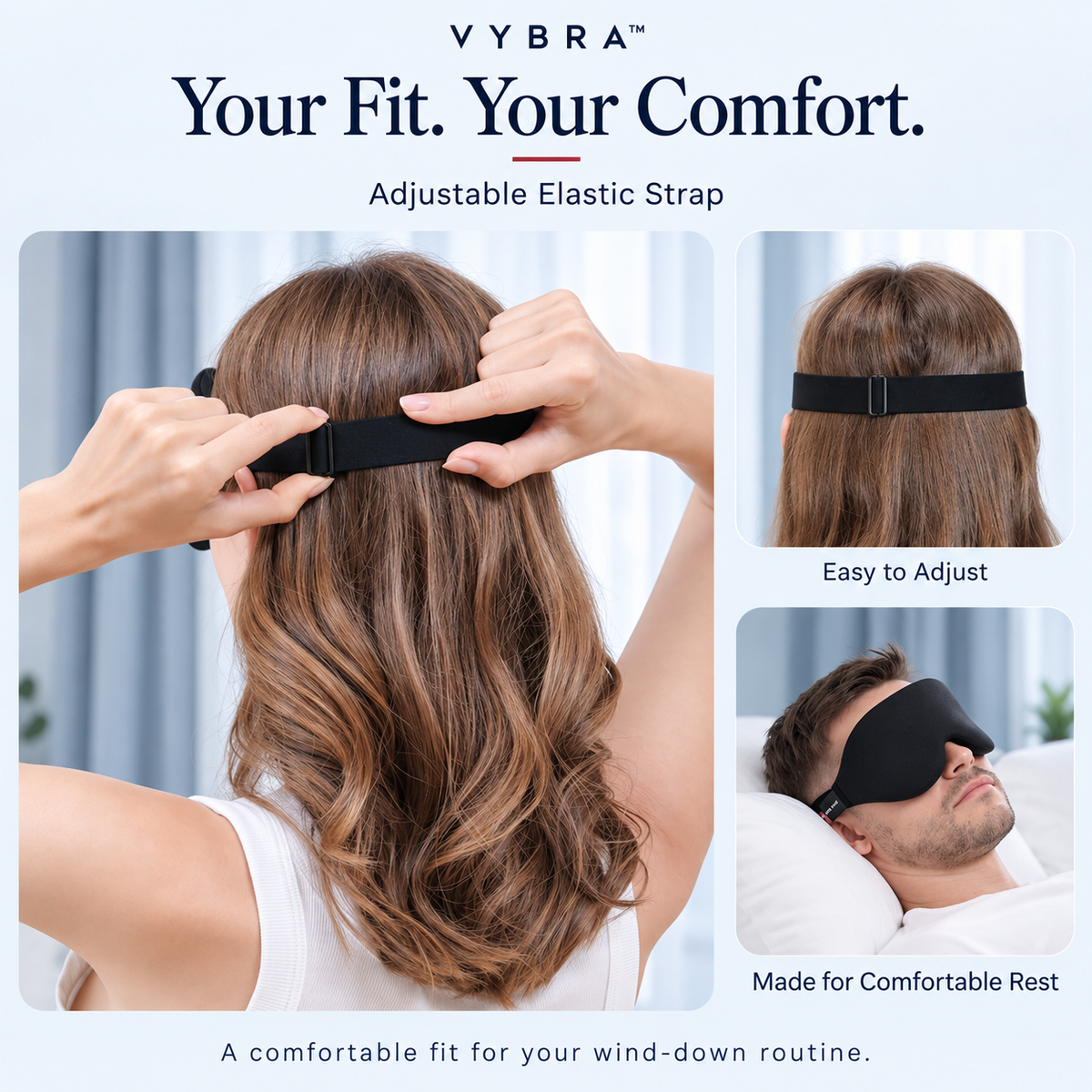VYBRA™  3D Eye Mask for Sleeping