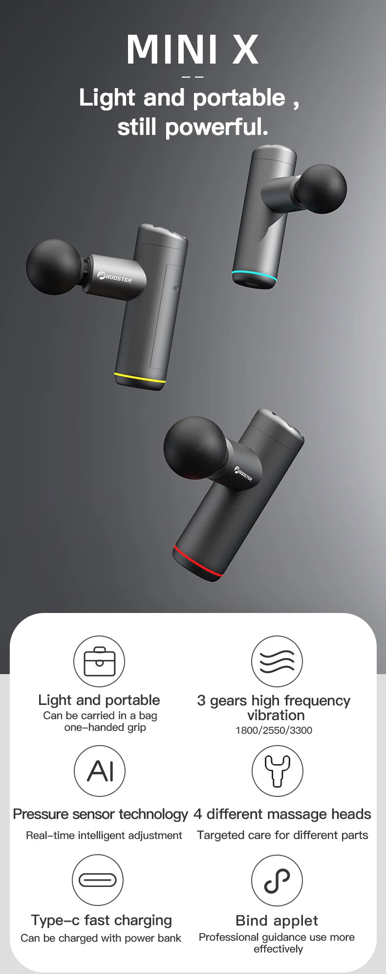 Booster™ Pocket Massage Gun