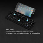 Premium Aluminum Folding Mobile Keyboard