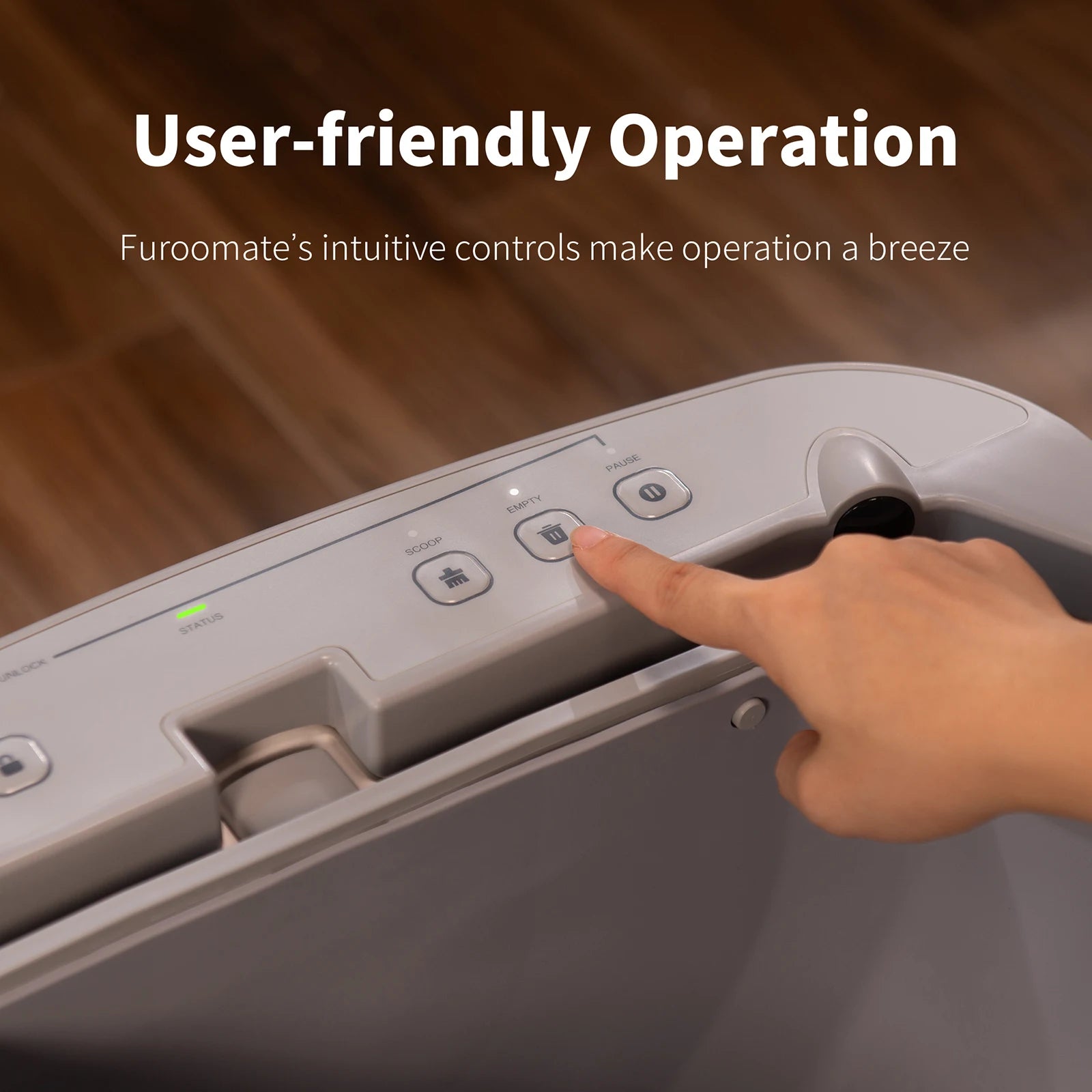 Furoomate™ - Open Top Self-cleaning Litter Box