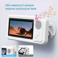 Z07 Bluetooth Speaker 360 ° Waterproof Mobile Phone Box audio bath watching TV Stand Touch Screen Mobile Phone Holder Box