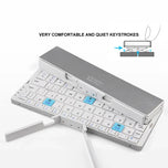 Premium Aluminum Folding Mobile Keyboard