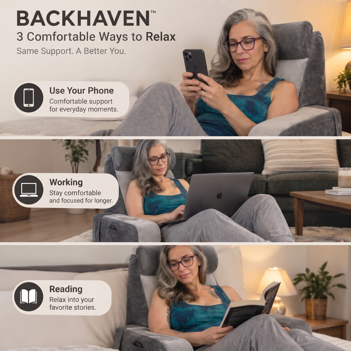 BACKHAVEN™ Comfort Pillow