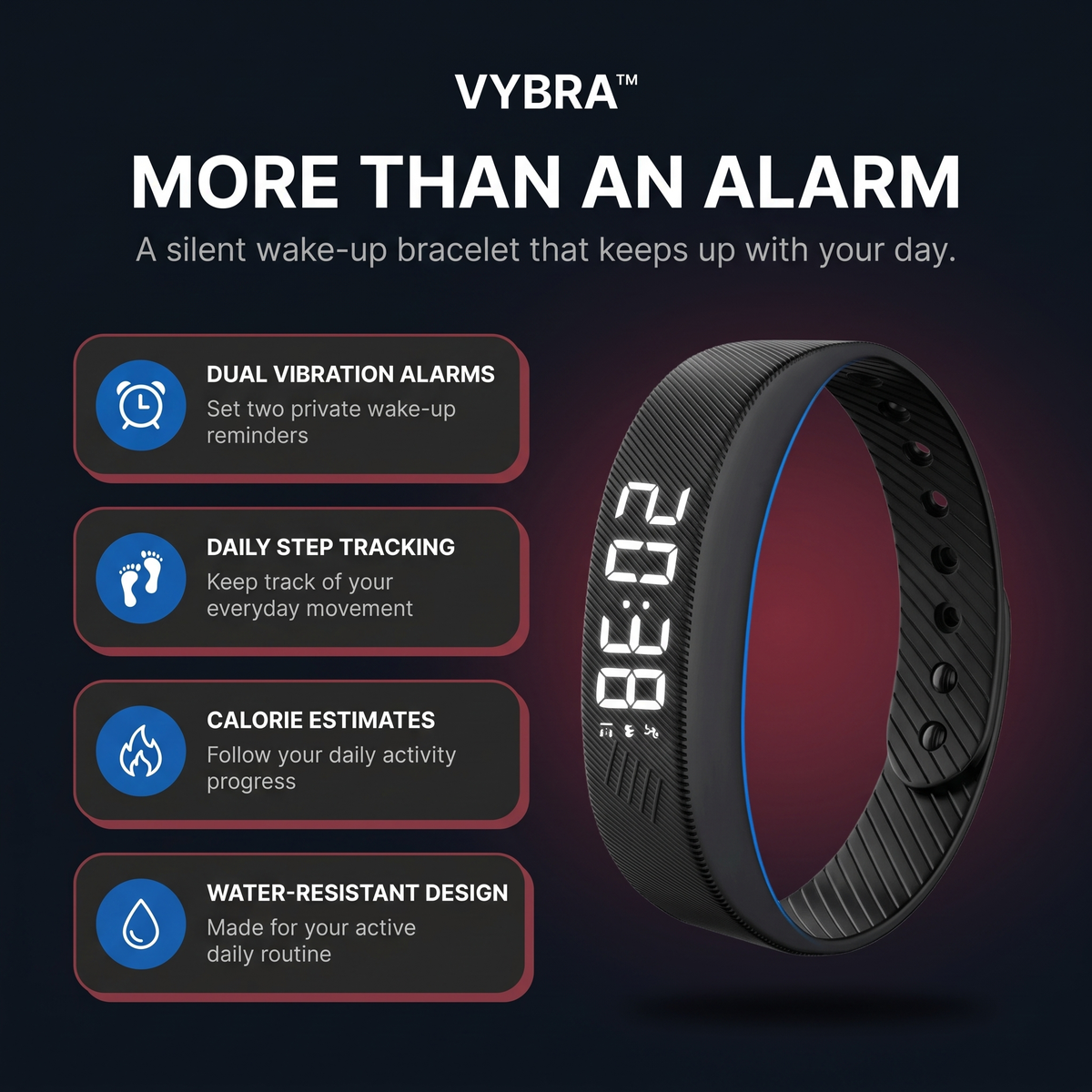 VYBRA™ Smart Wake Bracelet